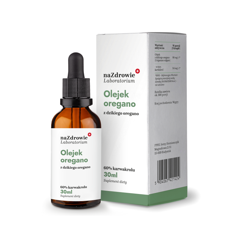 Na Zdrowie Olejek oregano 60% karwakrolu 30ml