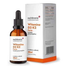 Na Zdrowie Witamina D3 4000iu K2 mk7 100ug Forte krople 30ml