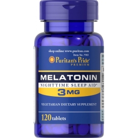 Melatonina 3mg Puritans Pride 120 tabletek
