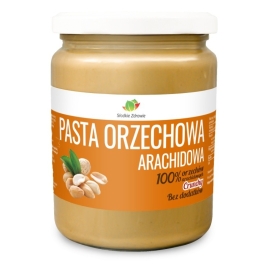 Masło orzechowe CRUNCHY 100% 500g bez dodatków