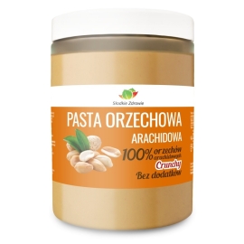 Masło orzechowe CRUNCHY 100% 1kg