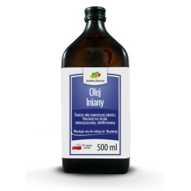 Olej lniany zimnotłoczony 500ml