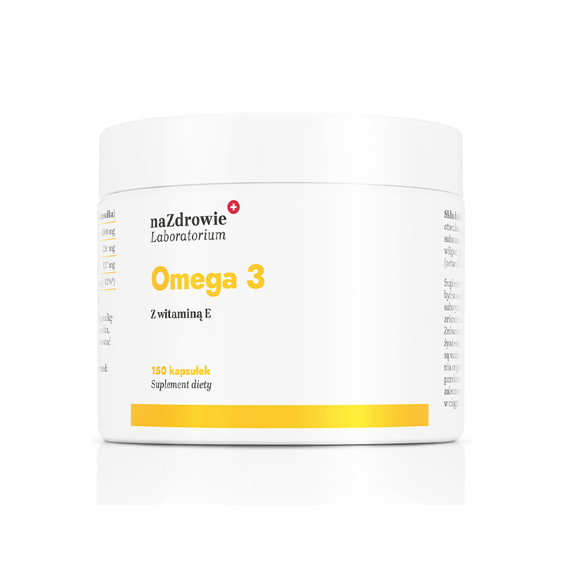 Na Zdrowie Omega 3 DHA EPA z witaminą E 150 kaps