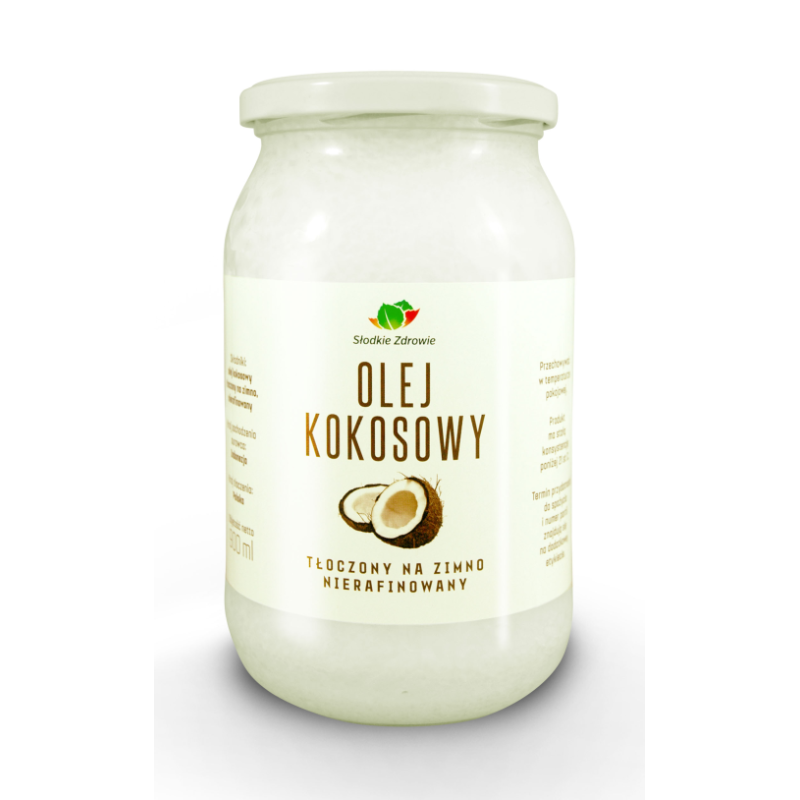 Olej Kokosowy - nierafinowany extra virgin - 900 ml