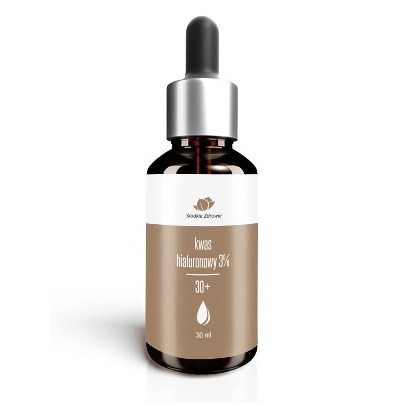Kwas hialuronowy 3% - trójaktywny krople serum żel - 30ml