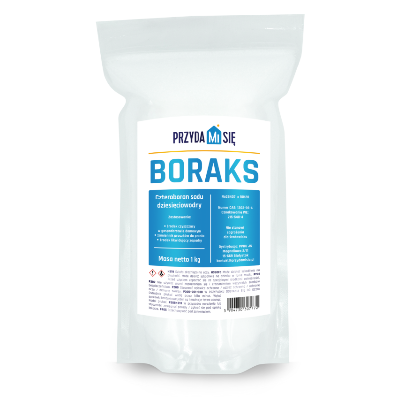 Boraks borax 10-wodny czteroboran sodu