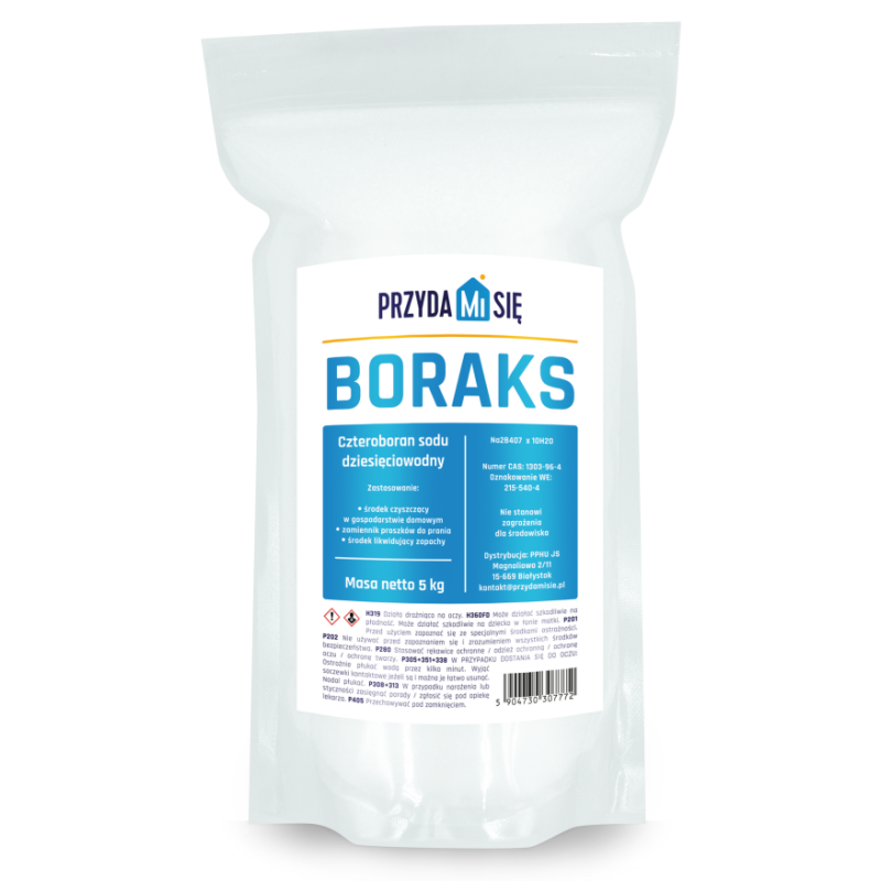 Boraks borax 10-wodny czteroboran sodu