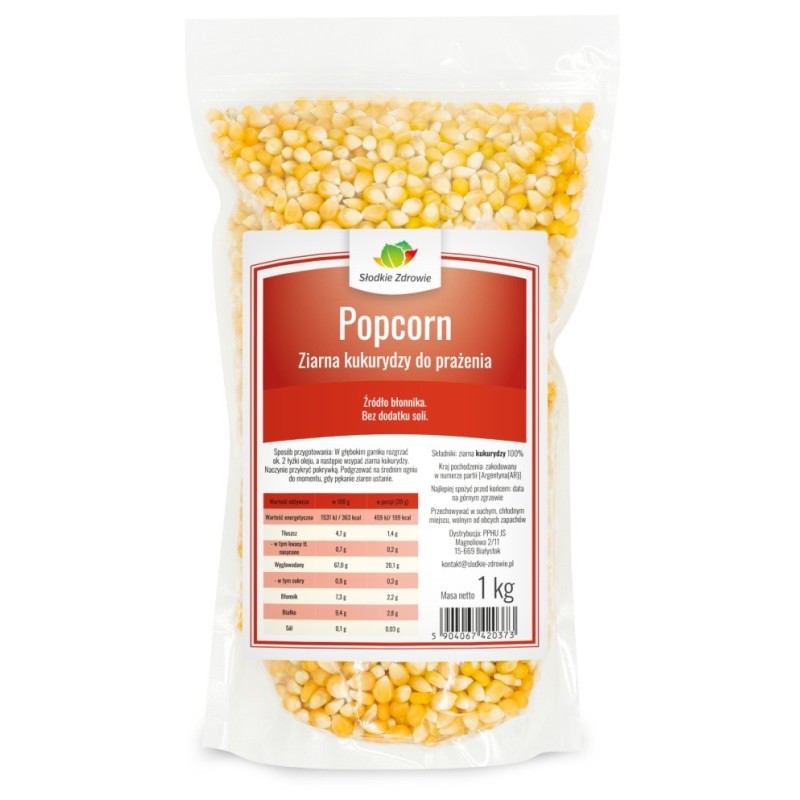 popcorn ziarno kukurydza