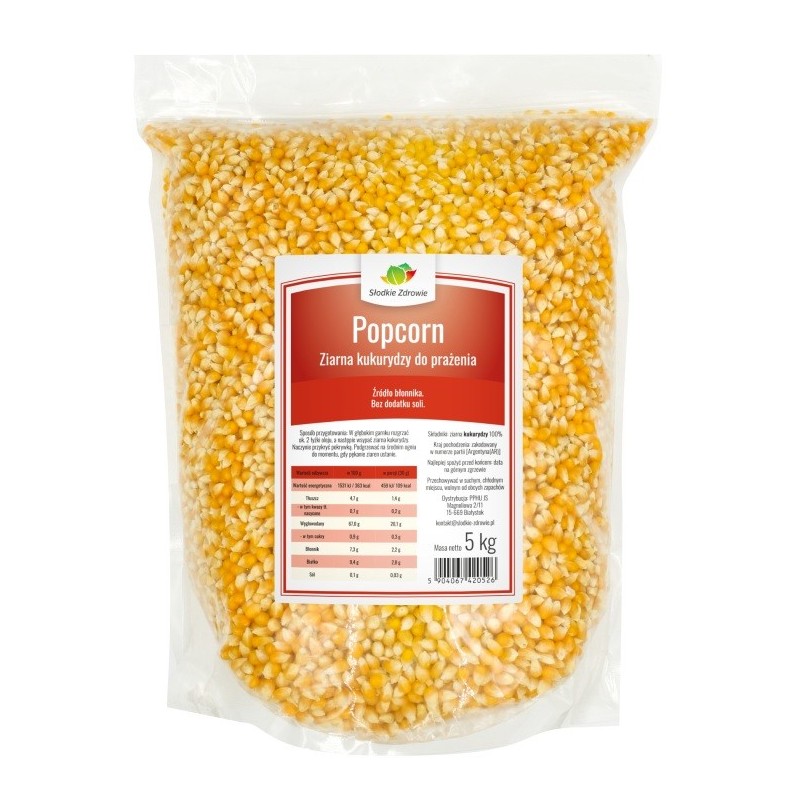 popcorn ziarno kukurydza