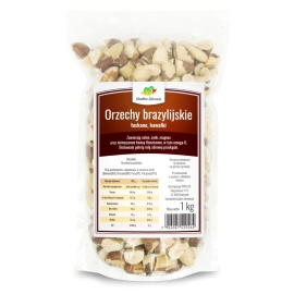 Orzechy brazylijskie, łuskane, połówki, kawałki 1kg