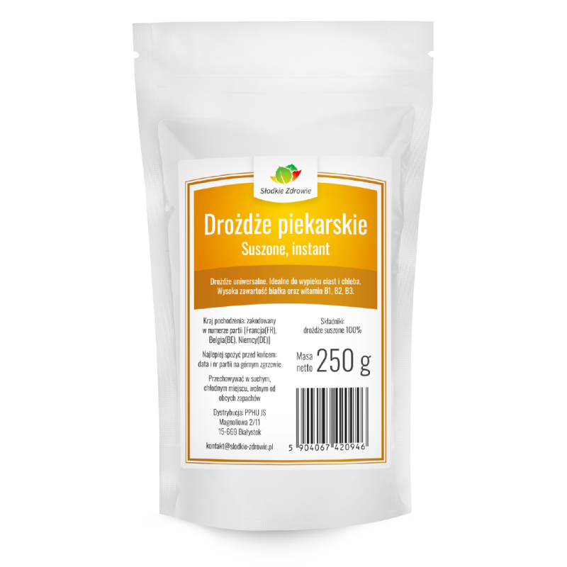 Drożdże piekarskie suche 250g