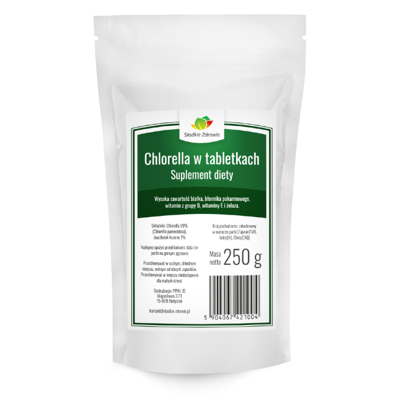 Chlorella w tabletkach 250g