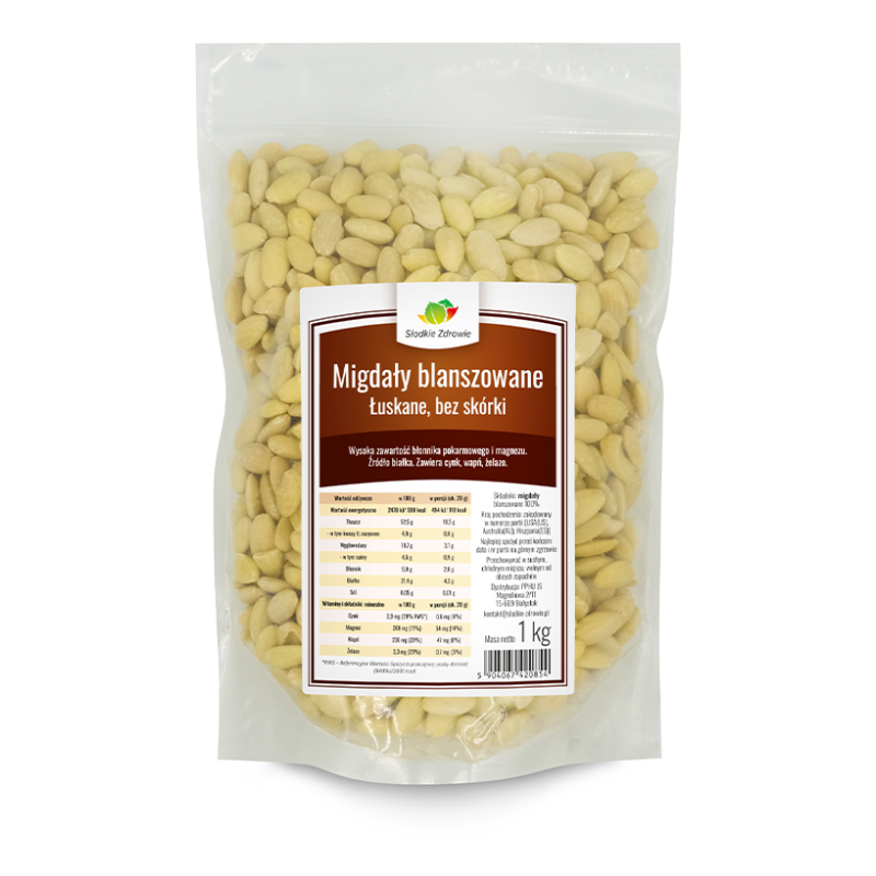 Migdały blanszowane 1kg