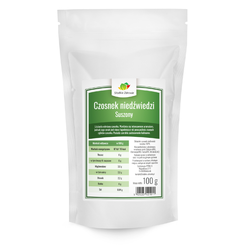 Czosnek niedźwiedzi - suszony cięty - 100g