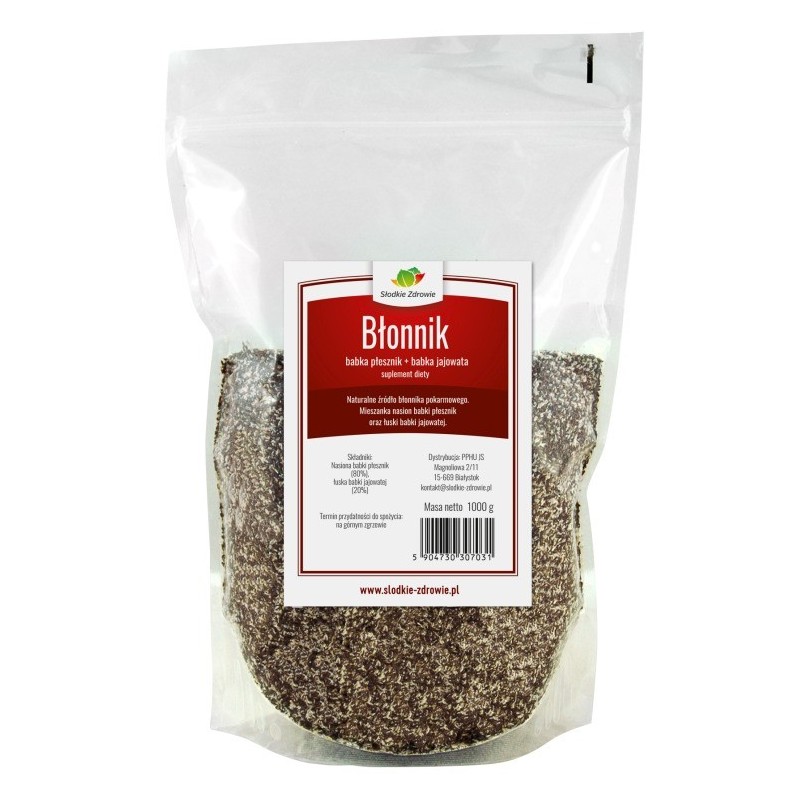 Błonnik - Babka Płesznik, Babka Jajowata - 1 kg
