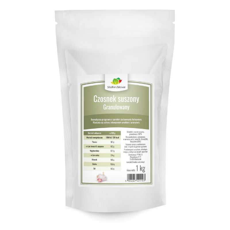 Czosnek suszony granulowany 1kg