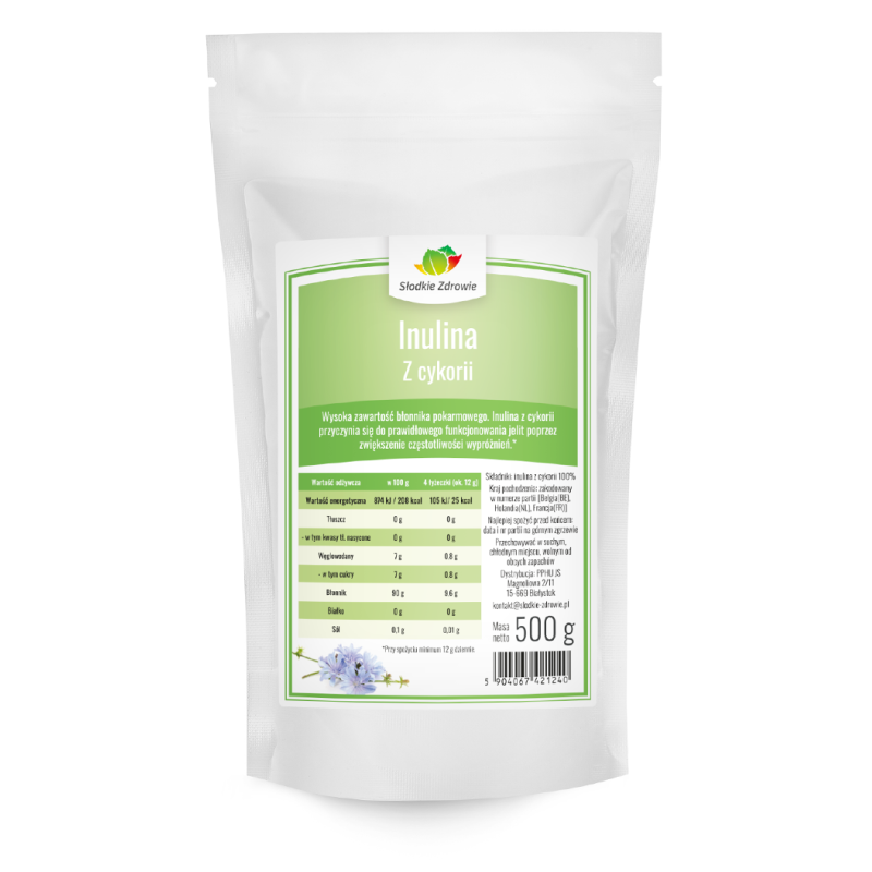 Inulina z cykorii prebiotyk 500g