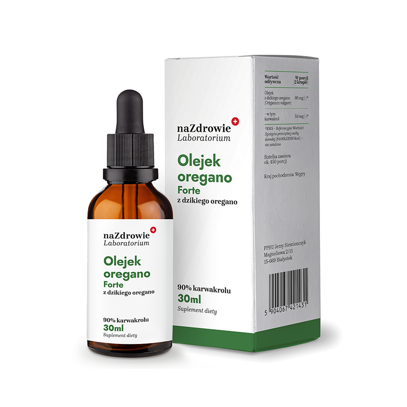 Na Zdrowie Olejek oregano forte 90% karwakrolu 30ml